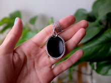 Load image into Gallery viewer, Black Obsidian Pendant - Celtic p