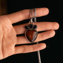 Load image into Gallery viewer, Carnelian and Black Onyx Pendant

