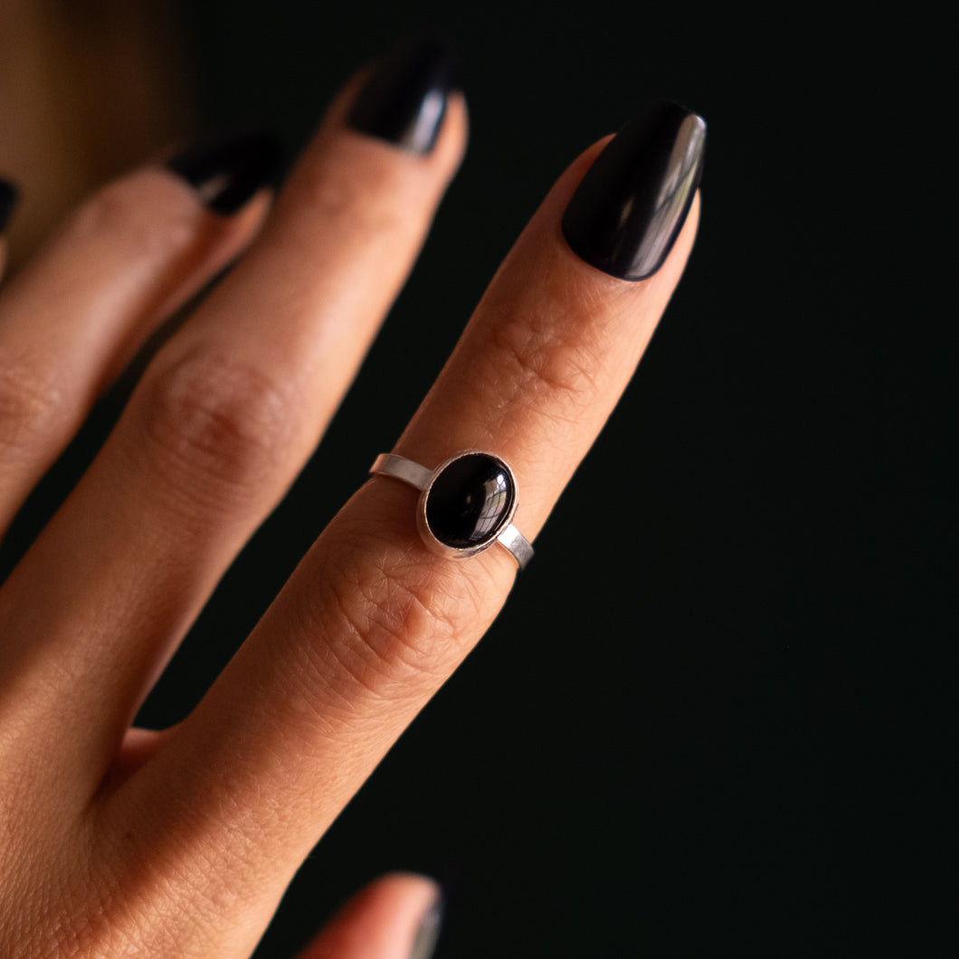 Size 5.5 Black Onyx Ring
