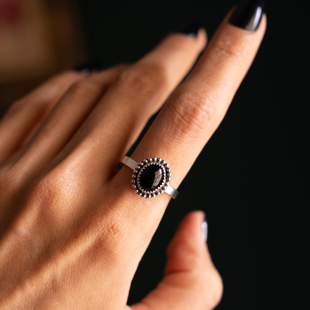 Size 9.75 Black Onyx Ring