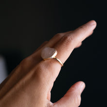 Load image into Gallery viewer, Size 10.5 Rose Quartz Ring
