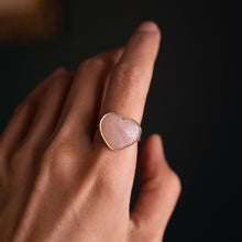 Load image into Gallery viewer, Size 9.5 Rose Quartz Ring
