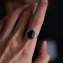 Load image into Gallery viewer, Size 7.5 Black Onyx Ring
