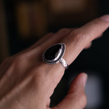 Load image into Gallery viewer, Size 8 Black Onyx Ring
