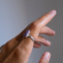 Load image into Gallery viewer, Size 7.5 Charoite Ring
