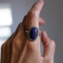 Load image into Gallery viewer, Size 11 Charoite Ring
