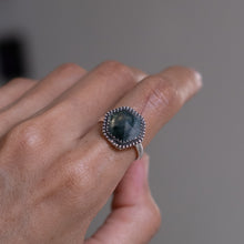 Load image into Gallery viewer, Size 9 Moss Agate Ring
