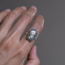 Load image into Gallery viewer, Size 7.5 Moss Agate Ring
