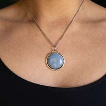 Load image into Gallery viewer, 444 Angelite Halo Pendant
