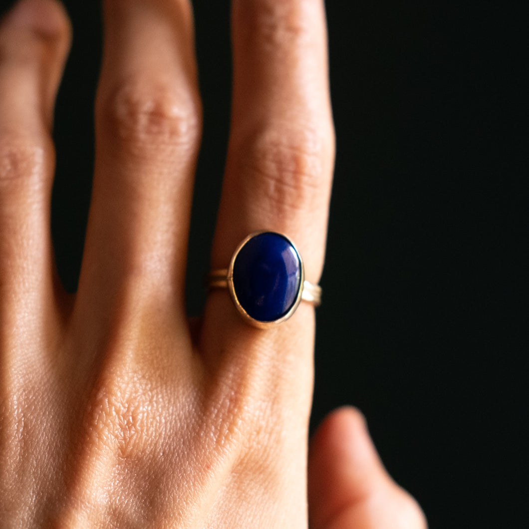Size 7 Lapis Lazuli Ring