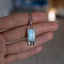 Load image into Gallery viewer, Triple Moon Moonstone Pendant

