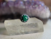 Load image into Gallery viewer, Size 4.5 Malachite ring
