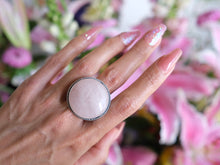 Load image into Gallery viewer, Size 7 Rose Quartz Ring

