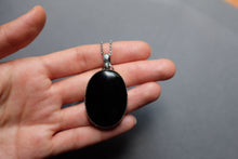 Load image into Gallery viewer, Black Obsidian pendant
