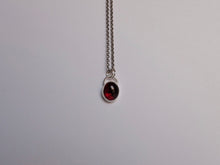 Load image into Gallery viewer, Oval Garnet Pendant
