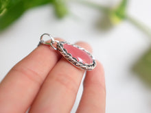 Load image into Gallery viewer, Rhodochrosite Pear Shaped Pendant
