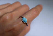 Load image into Gallery viewer, Size 9.5 Larimar ring
