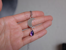 Load image into Gallery viewer, High Priestess Amethyst Drop Pendant
