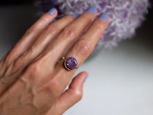 Load image into Gallery viewer, Size 8 Lepidolite Ring
