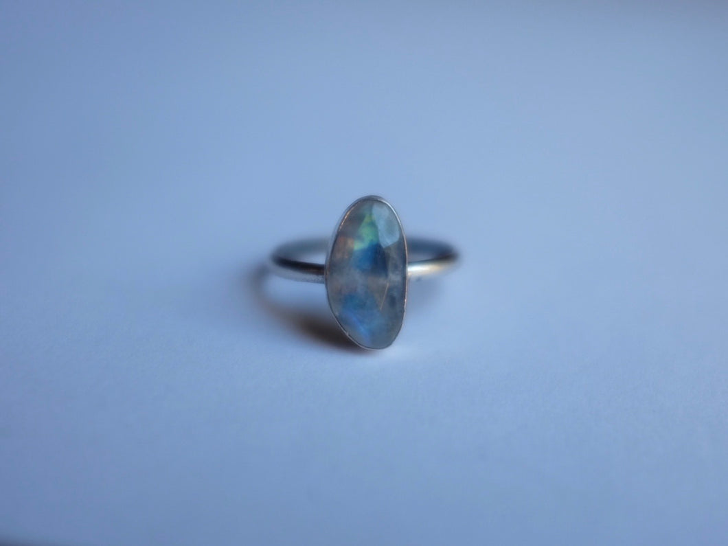 Size 10.5 Rainbow Moonstone ring