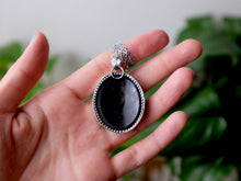 Load image into Gallery viewer, Black Tourmaline Pendant - Snake
