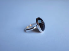 Load image into Gallery viewer, Size 6.5 Blue Goldstone ring
