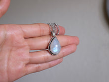 Load image into Gallery viewer, Pear Shaped Moonstone pendant
