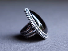 Load image into Gallery viewer, Size 7.25 Black Onyx ring
