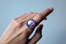 Load image into Gallery viewer, Size 6.75 Rainbow Fluorite Ring
