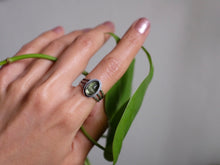 Load image into Gallery viewer, Size 7.5 Moldavite Ring
