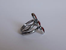 Load image into Gallery viewer, Size 8 Triple Garnet Ring
