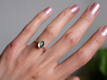 Load image into Gallery viewer, Size 6.5 Moldavite Ring
