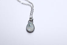 Load image into Gallery viewer, Pear shaped Moonstone pendant - beaded border
