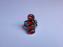 Load image into Gallery viewer, Size 9.25 Quadruple Garnet Ring
