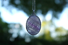 Load image into Gallery viewer, Light Purple Fluorite Pendant

