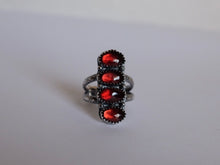 Load image into Gallery viewer, Size 9.25 Quadruple Garnet Ring
