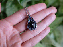 Load image into Gallery viewer, Shungite Crescent Earth Pendant 2
