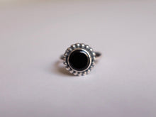 Load image into Gallery viewer, Size 7.75 Black Tourmaline Ring
