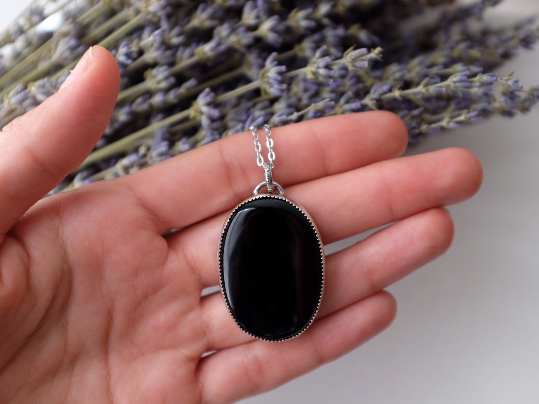 Black Obsidian Pendant 2