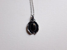 Load image into Gallery viewer, Shungite Crescent Earth Pendant
