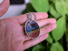 Load image into Gallery viewer, Seven Chakra Worry Stone Pendant
