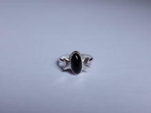 Load image into Gallery viewer, Triple Moon Goddess Onyx ring - Made to order
