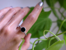 Load image into Gallery viewer, Size 11 Black Tourmaline Ring
