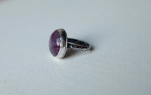 Load image into Gallery viewer, Size 5 Purple Fluorite Ring
