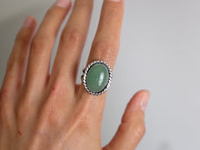 Load image into Gallery viewer, Size 7.5 Aventurine Ring
