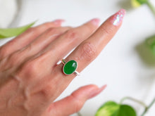 Load image into Gallery viewer, Size 10 Jade Ring
