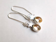 Load image into Gallery viewer, Citrine Star Earrings
