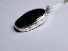 Load image into Gallery viewer, Blue Goldstone Pendant Stars
