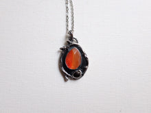 Load image into Gallery viewer, Carnelian and Shungite Fire &amp; Earth Pendant
