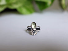 Load image into Gallery viewer, Size 7.5 Moldavite Blossom Ring
